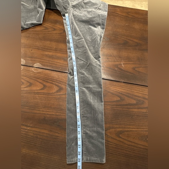 Ann Taylor Women’s 4 Gray Modern Skinny Corduroy Pants Stretch - Picture 7 of 7